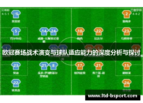 欧冠赛场战术演变与球队适应能力的深度分析与探讨